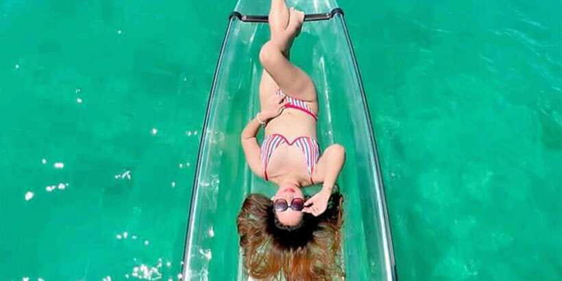 Boracay: Crystal Kayak Photo-op Experience - Using your own phone or camera