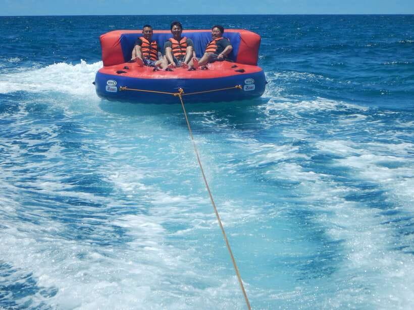 Boracay: Flying Donut Water Tubing Experience - A fast, funny ride on Boracay water
