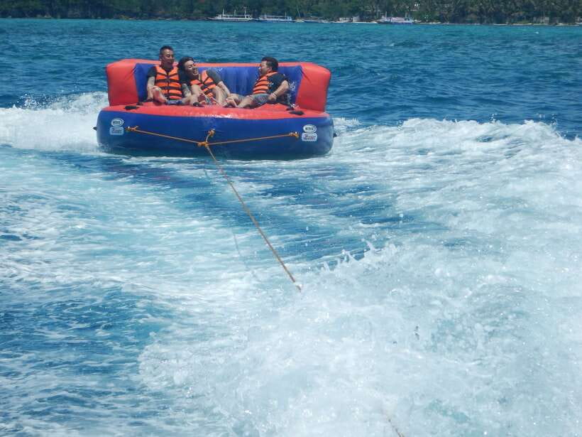 Boracay: Flying Donut Water Tubing Experience - From Station 1 or Station 3 to the floating station