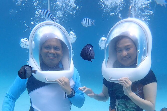 Boracay Helmet Diving - Walking Three Meters Below Boracay