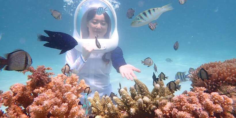 Boracay: Helmet Diving Experience with Photos and Videos - The speedboat ride to the activity area