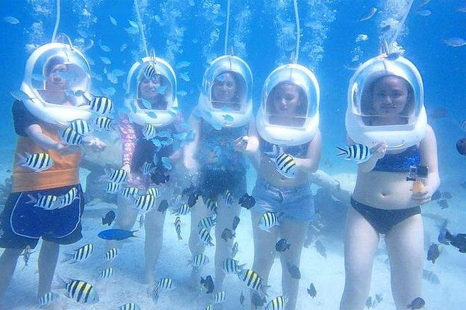Boracay Island Hopping + Hot Kawa + Parasailing + Helmet Diving - Seasonal beaches and reefs
