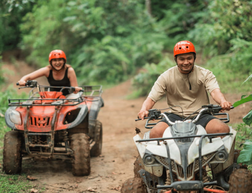 Boracay: Island Hopping with Buffet Lunch & ATV Adventure - Meeting at Astoria or Bolabog Beach