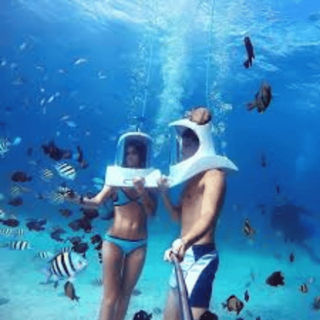 Boracay: Island Hopping with Buffet Lunch & Helmet Diving - Crystal Cove: scenic photos with an extra entrance fee