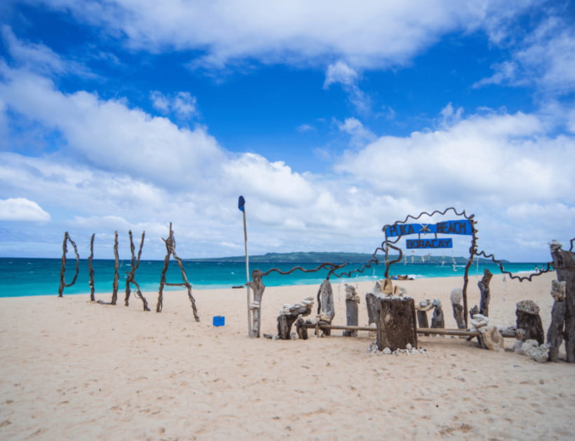 Boracay: Island Hopping with Lunch and Hot Kawa Bath - Puka Beach gives you the best sand time