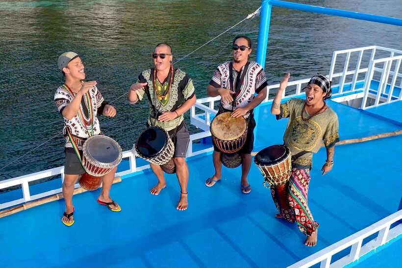 Boracay Island Rhythm Sunset Cruise - Swimming, snorkeling, the slide, and boat nets