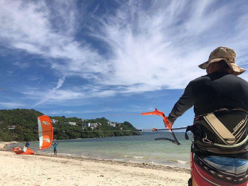 Boracay Kiteboarding Discovery Course - Learning the Kite Before Entering the Water