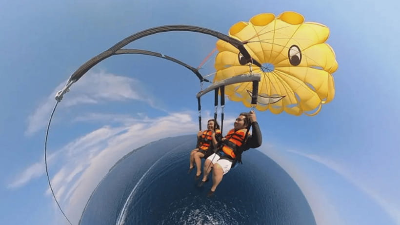 Boracay Parasailing with Insta 360 - Is 15 Minutes Long Enough?