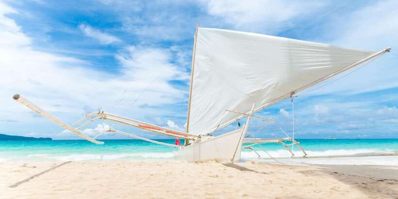 Boracay: Paraw Sailing - The first minutes on calm water