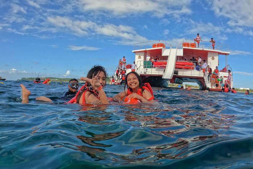 Boracay: Red Whale Party Cruise w/ Snacks & Water Activities - From Local Snacks to the Open Water