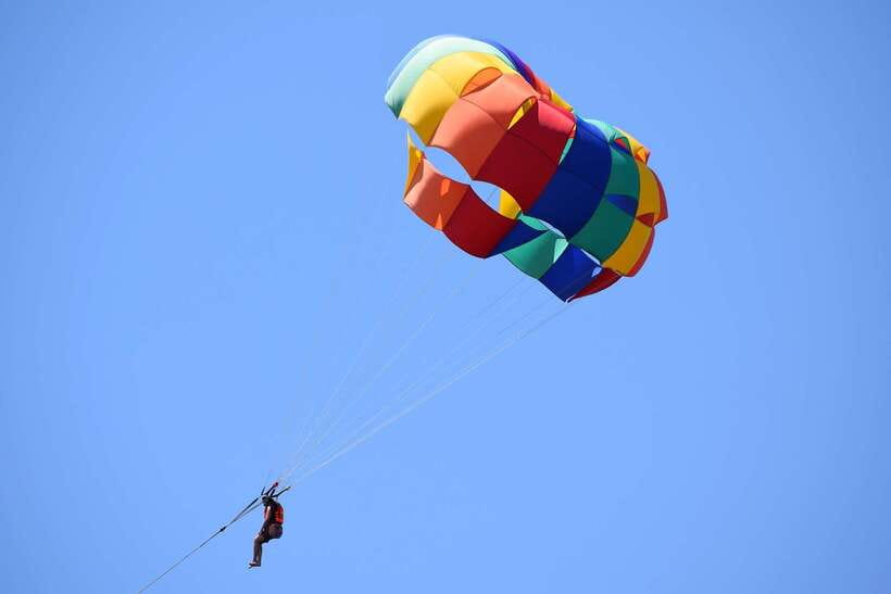 Boracay: Solo or Tandem Parasailing Experience - Getting fitted for the parasail