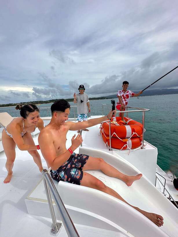 Boracay Sunset Cruise with RedWhale Party Yacht - From Astoria Boracay to the open water