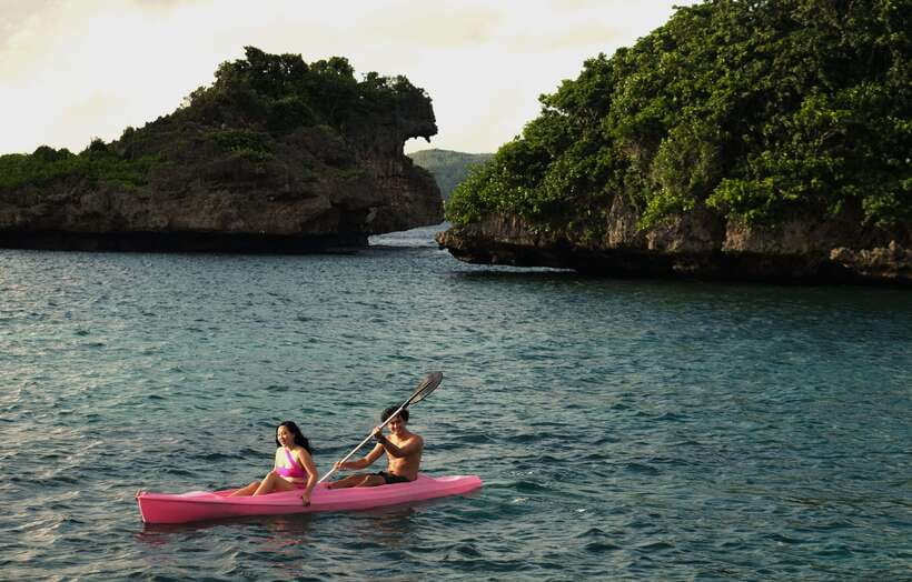 Boracay: Sunset Cruise with Water Activities - Leaving White Beach for the Open Water