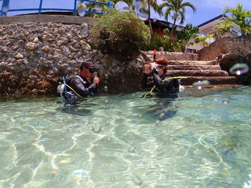 Cebu: Beach Scuba Diving Experience - About 45 minutes below the surface