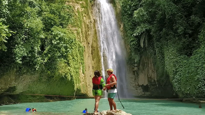 Cebu: Inambakan, Kawasan, and Mantayupan Waterfalls Tour - Inambakan Falls: a quiet start in Ginatilan