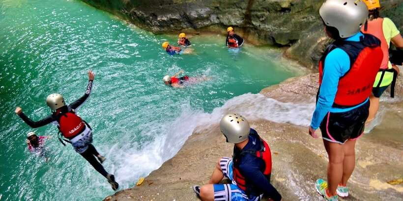 Cebu: Kawasan Falls Canyoneering & Cliff Jump Private Tour - Kawasan Falls and the turquoise pools