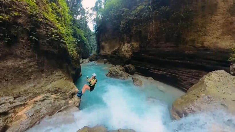 Cebu: Kawasan Falls Canyoneering Tour with Ziplining & Lunch - Ambak Base Camp sets the tone