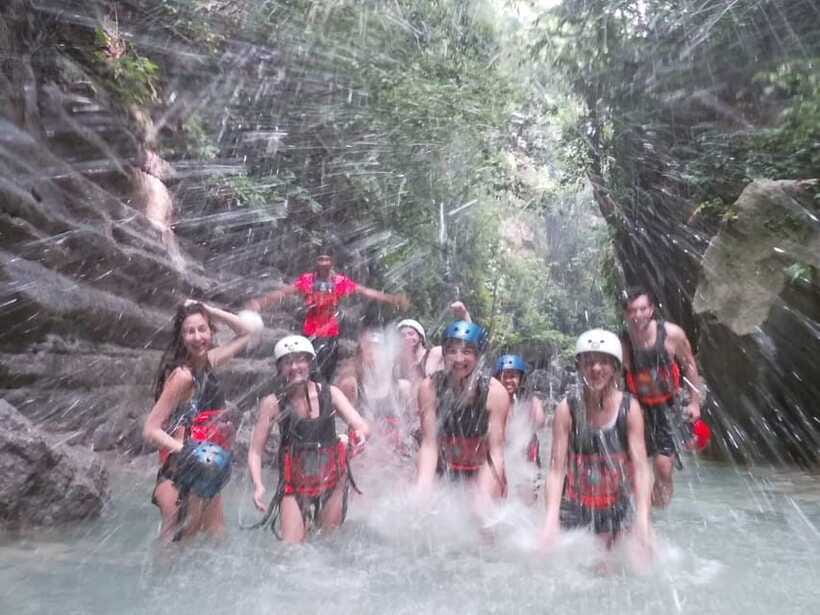 Cebu Moalboal: Kawasan Canyoneering Adventure with Lunch - Jumps, slides, and the Tarzan swing