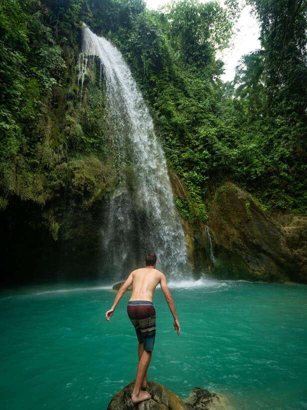 Cebu Oslob Whaleshark, Moalboal Sardines Run&Inambakan Falls - Inambakan Falls gives the day a needed pause