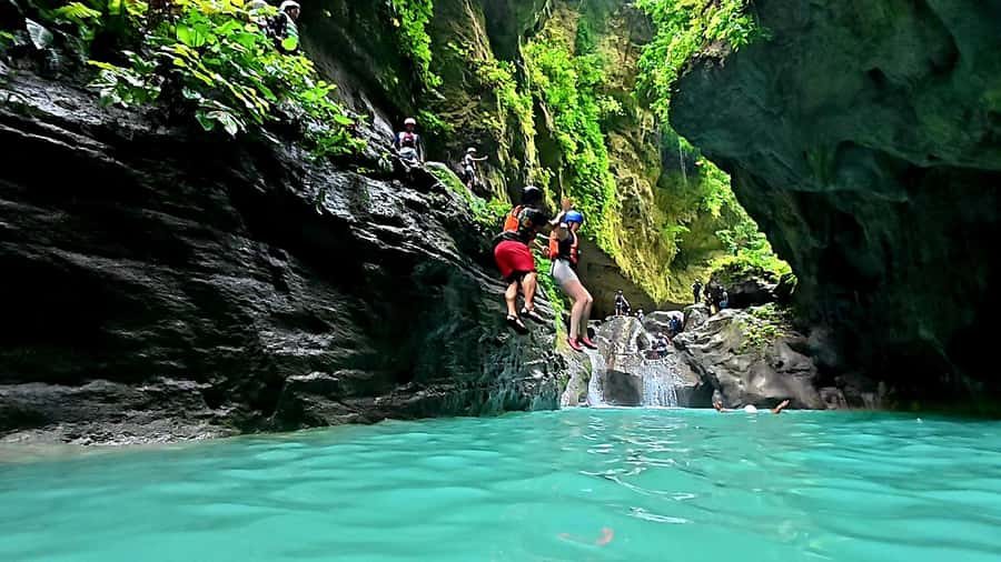 Cebu: Osmeña Peak and Kawasan Canyoneering Day Tour - Filipino lunch after the hard work