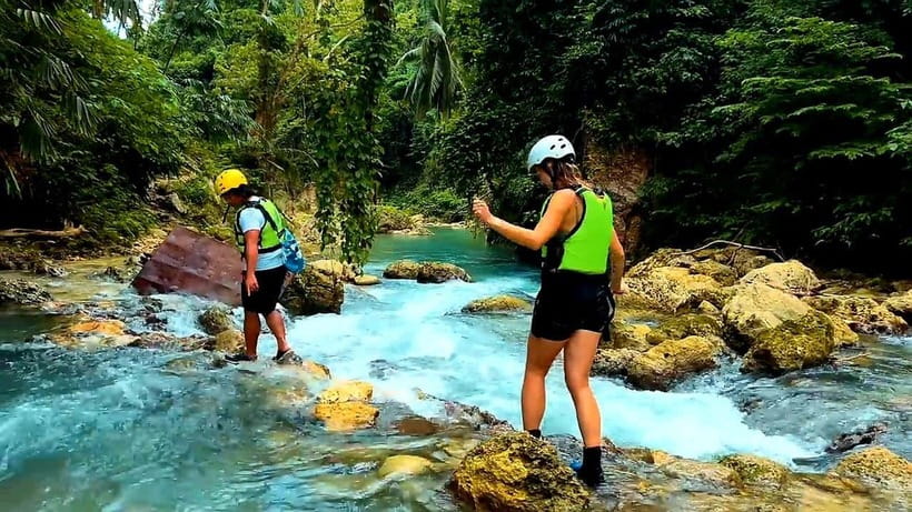Cebu South Falls: Mantayupan, Kawasan, Inambakan & Aguinid - Mantayupan Falls begins the morning