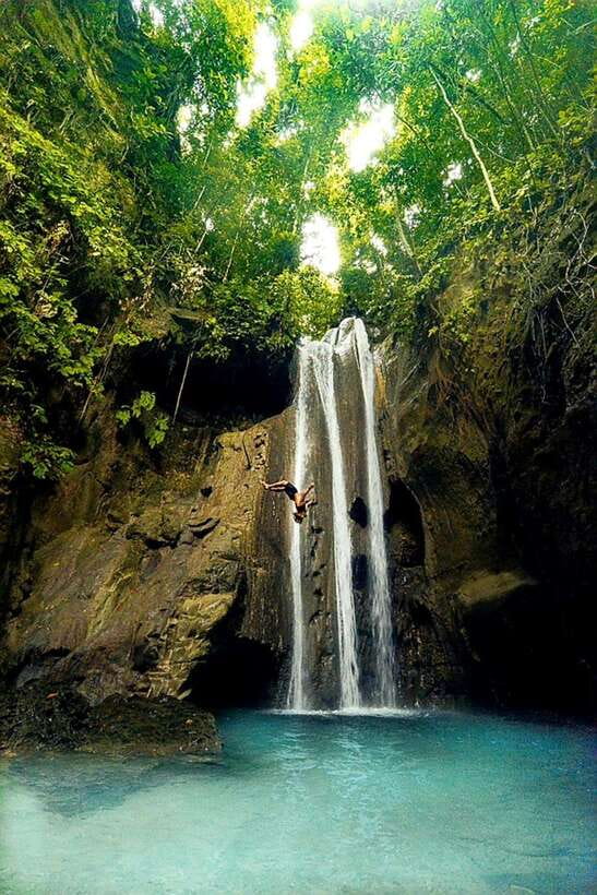 Cebu South Falls: Mantayupan, Kawasan, Inambakan & Aguinid - Inambakan is the waterfall for guided climbing
