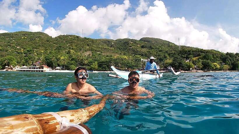 Cebu: Whale Shark Swim, Kawasan Falls & Moalboal Sardine Run - Walking to Kawasan Falls