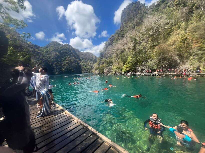 Coron Shared Island Tour A - Coral Garden and Quin Reef are the underwater anchors