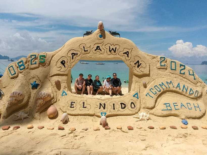 El Nido: Big Lagoon Kayaking & Island Adventure - Secret Lagoon requires careful footing