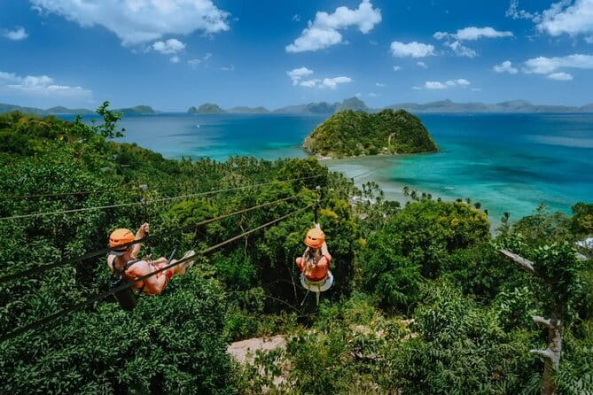 El Nido Palawan Zipline Two Way - Reaching the launch point near Las Cabanas
