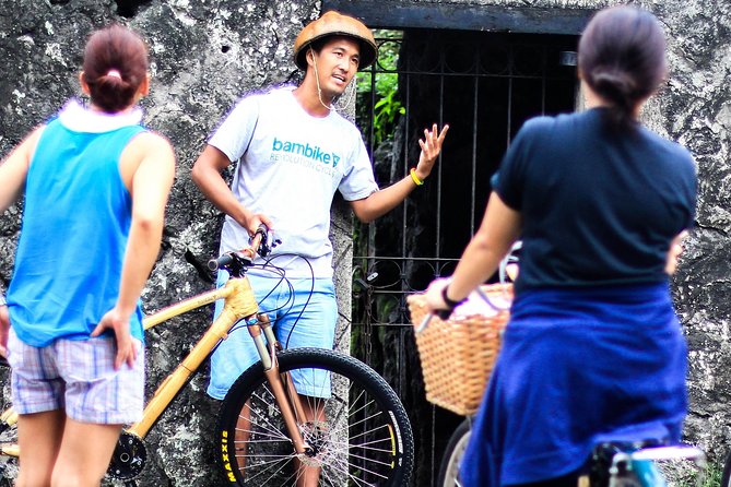 Experience Intramuros with Bamboo Bicycle - Ecotours - Muralla Street and the Japanese Cannon