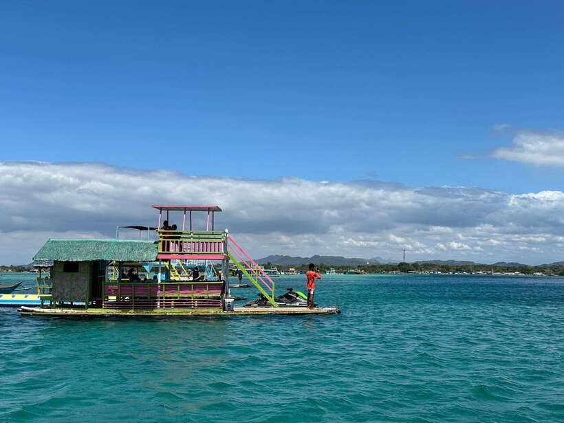 From Manila: Little Boracay Beach w/ Floating Bamboo Cottage - Key points at a glance