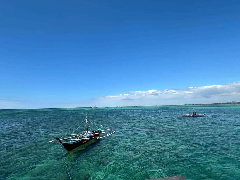 From Manila: Little Boracay Beach w/ Floating Bamboo Cottage - Taal Volcano from the Tagaytay ridge