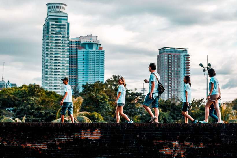 Intramuros, Manila: Historical Bamboo Bike Tour - San Agustin Church and the cool finish