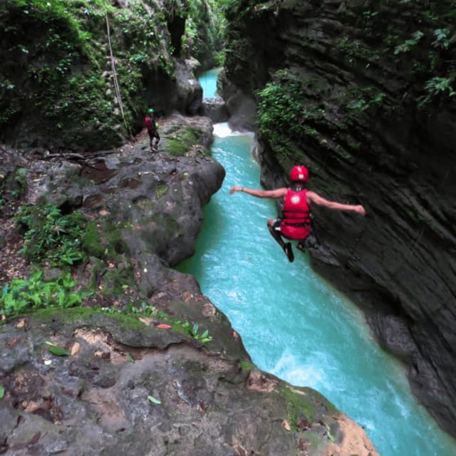 Kawasan Falls Canyoneering Transfers from Cebu with Lunch - Getting ready at the tour base