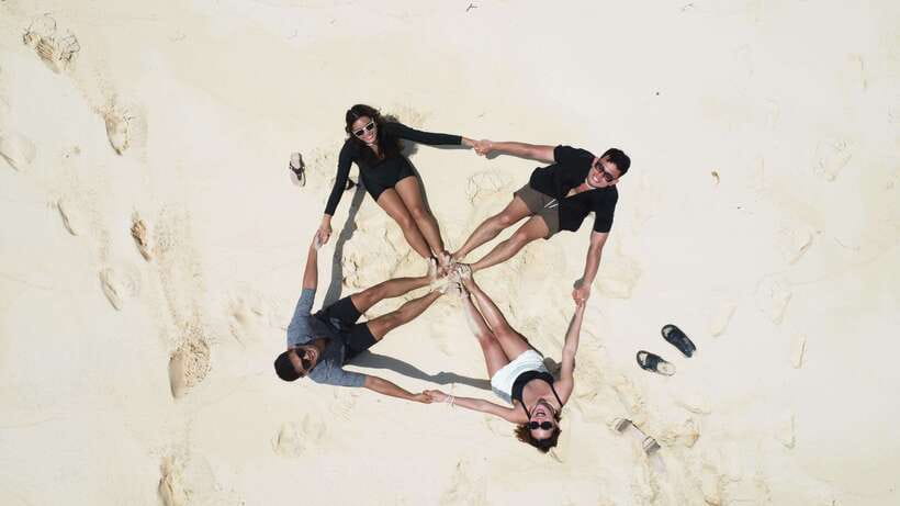 Luna: Siargao Tri-Island Tour with Drone, GoPro Shots, Lunch - Naked Island: Siargao’s clean white-sand pause