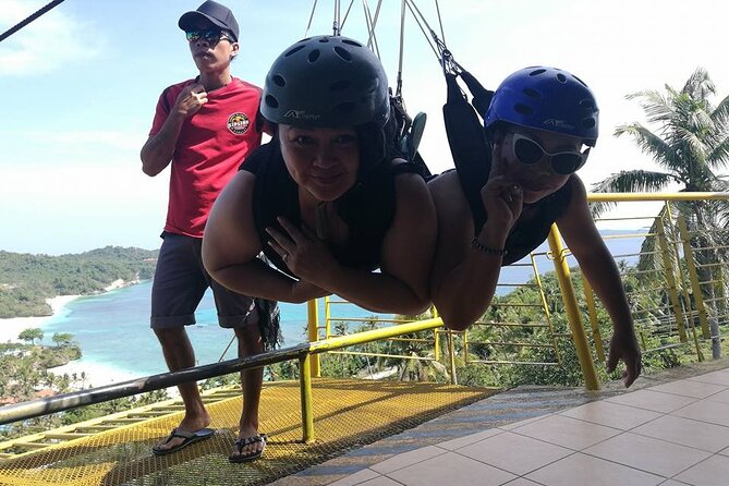Mainland ZipLine Experience in Boracay - What you see from the cable