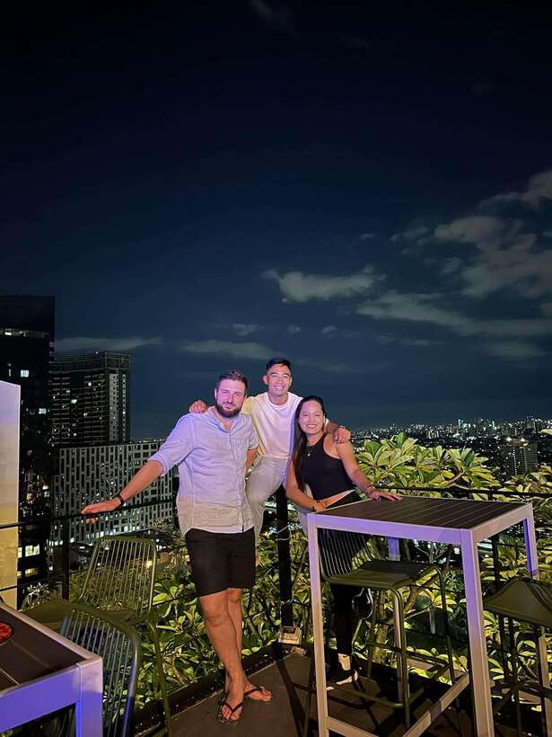 Makati Rooftop and Hidden Bars Experience - First stop: sunset above Makati