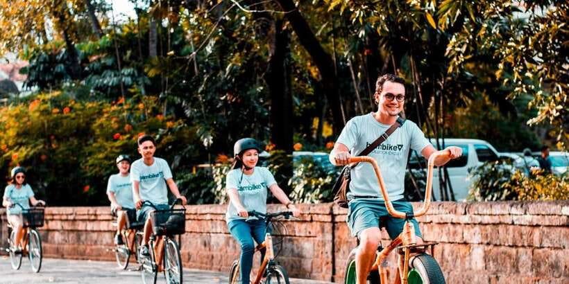 Manila: Guided Sunset Bamboo Bike Tour in Intramuros - Fort Santiago is the longest and most serious stop
