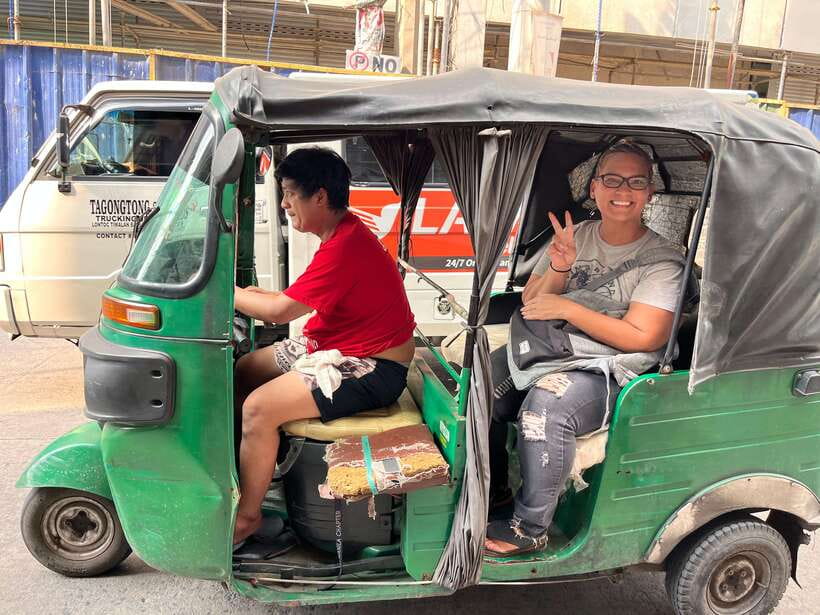 Manila Tuk-Tuk Adventure Hop-in and Hop-Off - The walking section adds useful context