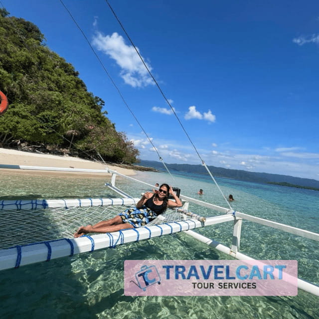 PORT BARTON: Full-day Shared Island Hopping Tour A - The sandbar and its starfish