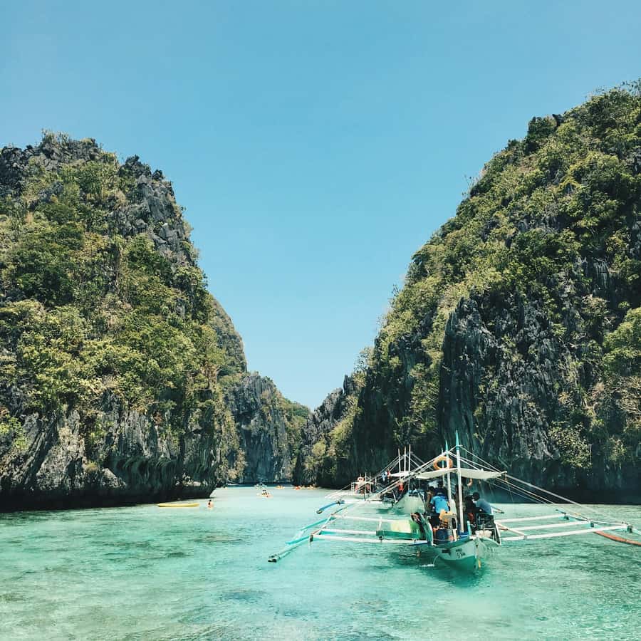 Private tour of the highlights of El Nido - Big Lagoon and the first look at Bacuit Bay
