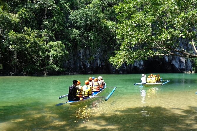 Puerto Princesa City Underground River Palawan UNESCO - The outrigger boat ride reaches the national park
