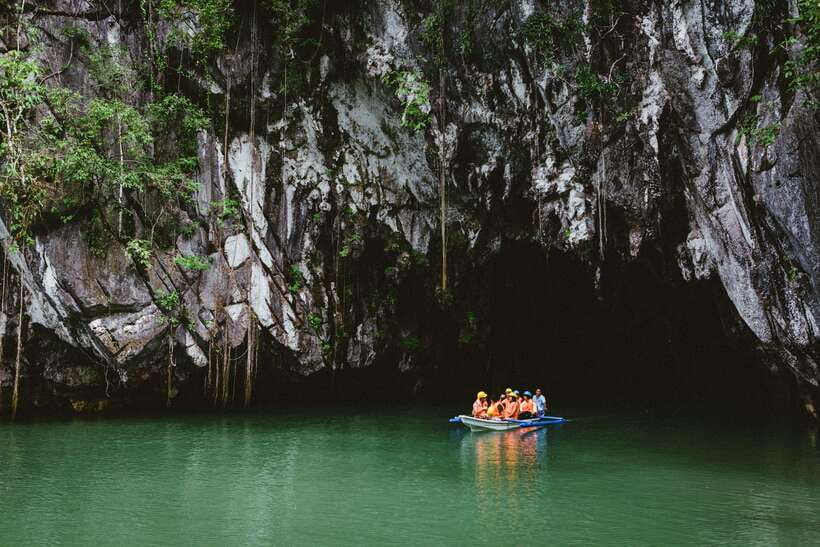 Puerto Princesa: Underground River and Firefly Watching Tour - Inside the 45-minute cave journey