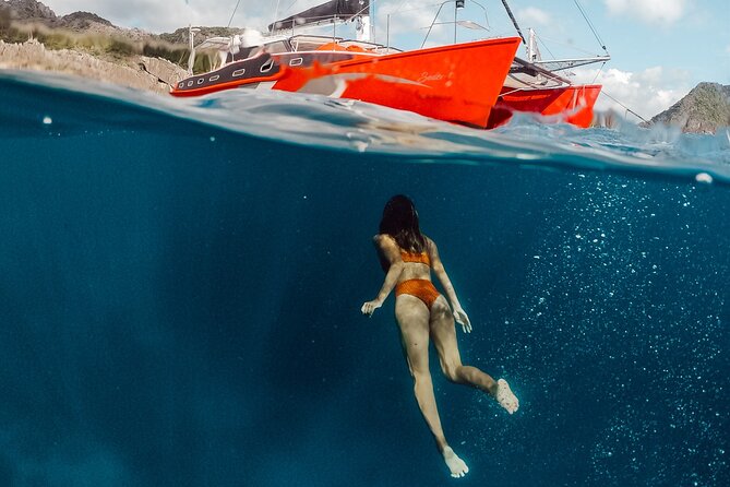 Seacret Luxury Catamaran Yacht Group Island Hopping Tour - Big Lagoon: the classic limestone entrance