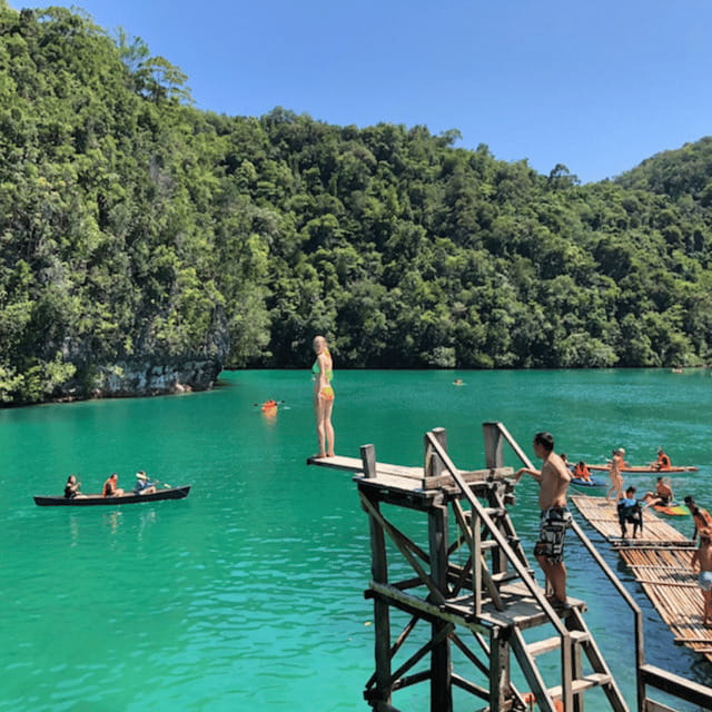 SIARGAO: Land Tour with Maasin River - Sugba Lagoon and its emerald water
