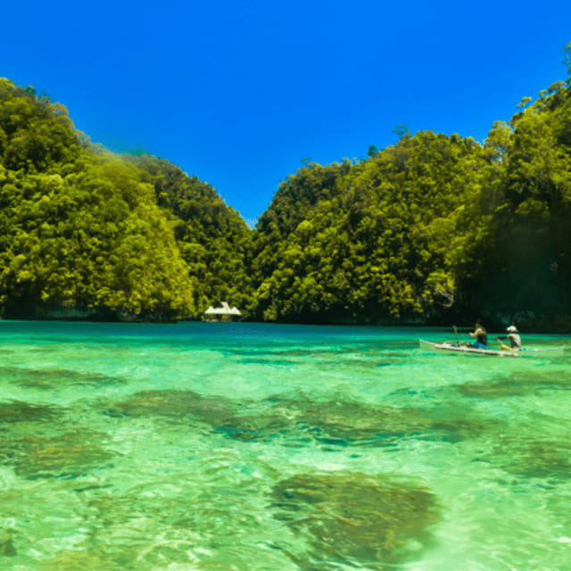 Siargao:Sohoton Island Hopping Tour with Jellyfish Sanctuary - A long crossing to Sohoton Cove