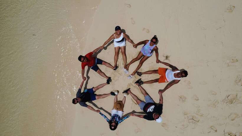 SIARGAO TRI-island DAKU/NAKED/GUYAM free drone/lunch - What this Siargao island day is really like