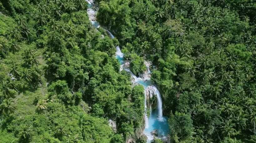 South Cebu Chasing Waterfalls with Silog Breakfast and Lunch - Inambakan’s broad turquoise pool
